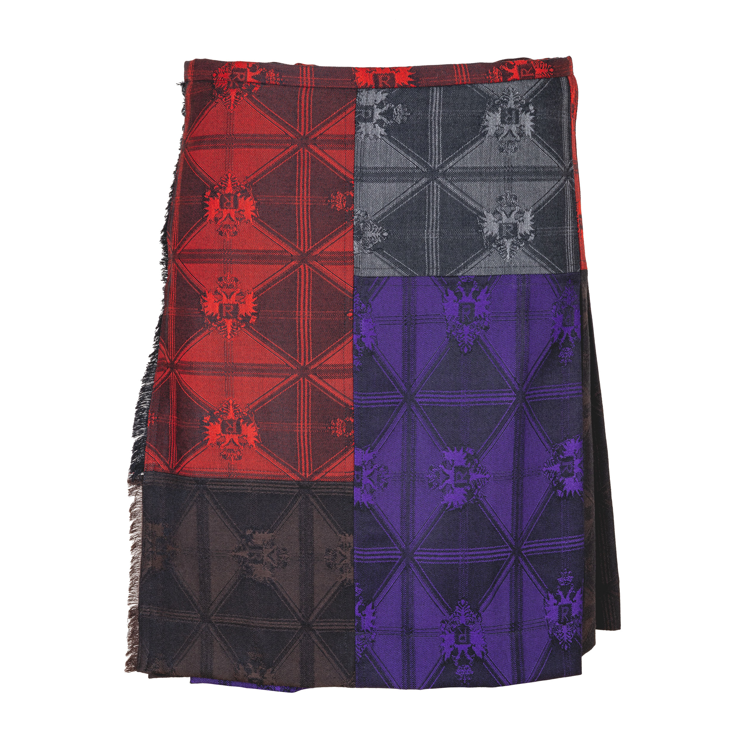 Rettl MEN Patch Anniversary Kilt Patchwork Karo Wolle