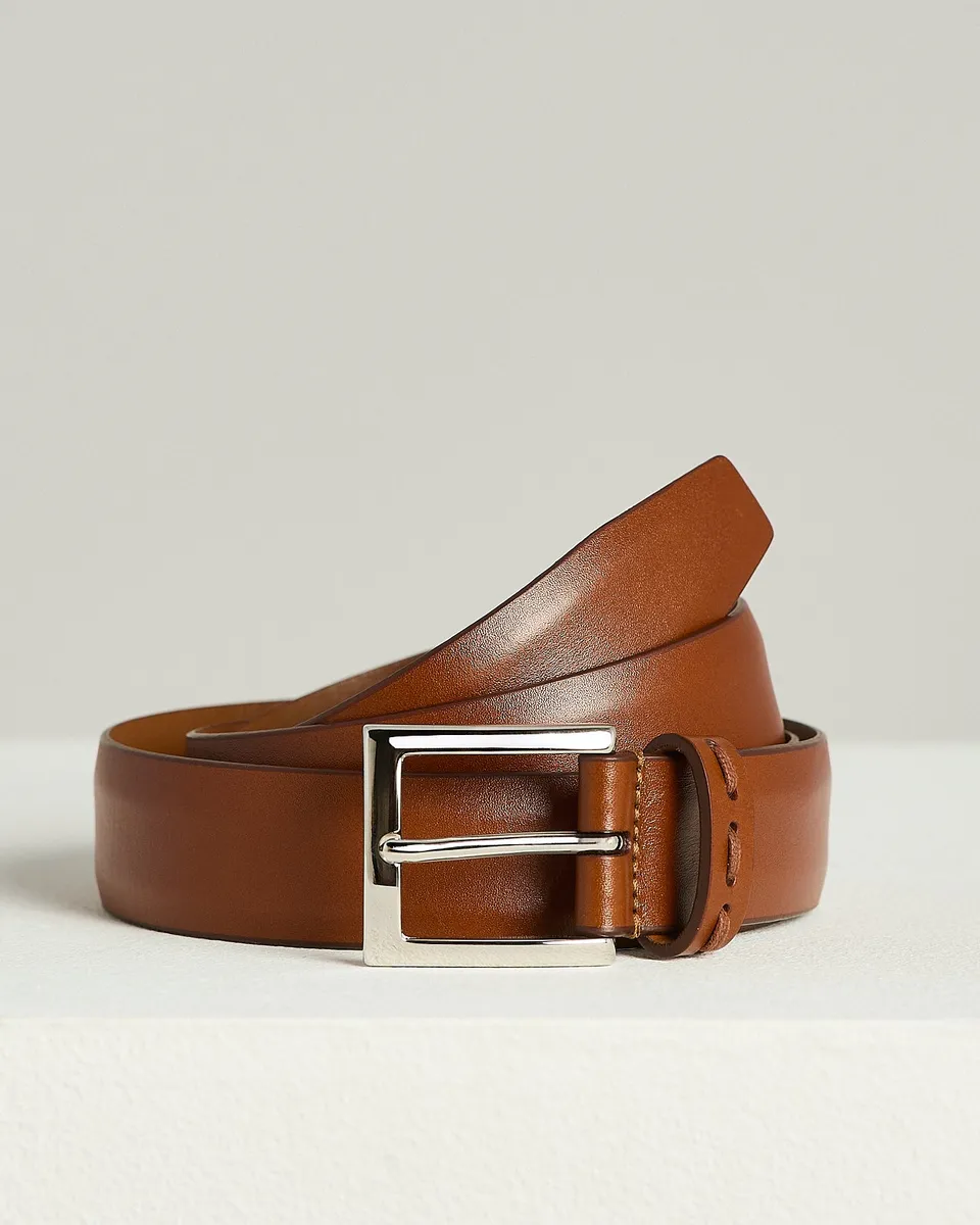 Kiton Wood Calfskin Gürtel Kalbsleder Dornschließe Gr. 95