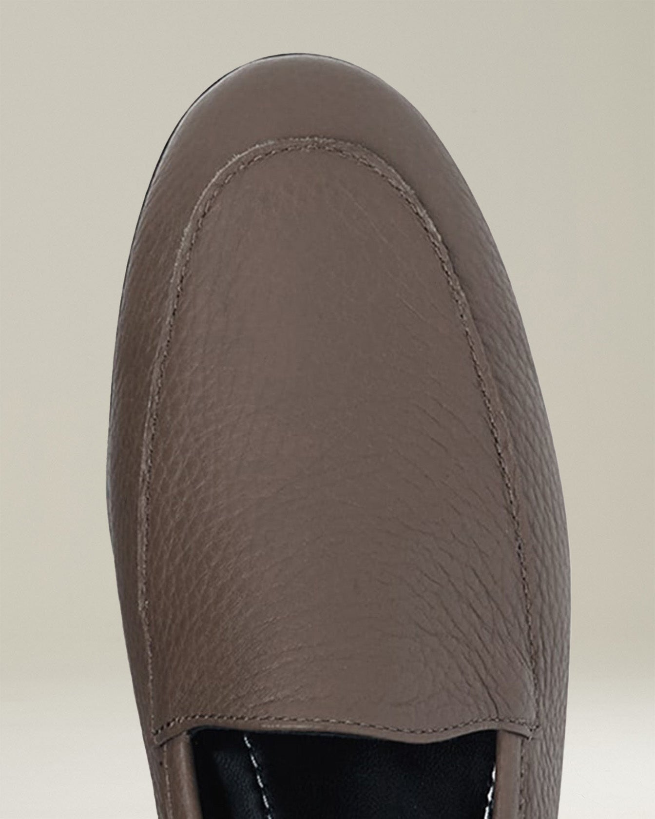 Kiton Shoes SCARPA PELLE DI CERVO Mokassins Tortora
