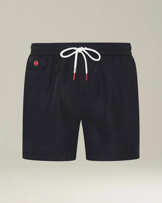 Kiton Swimwear Swim Boxer Badehose L Schwarz Polyester