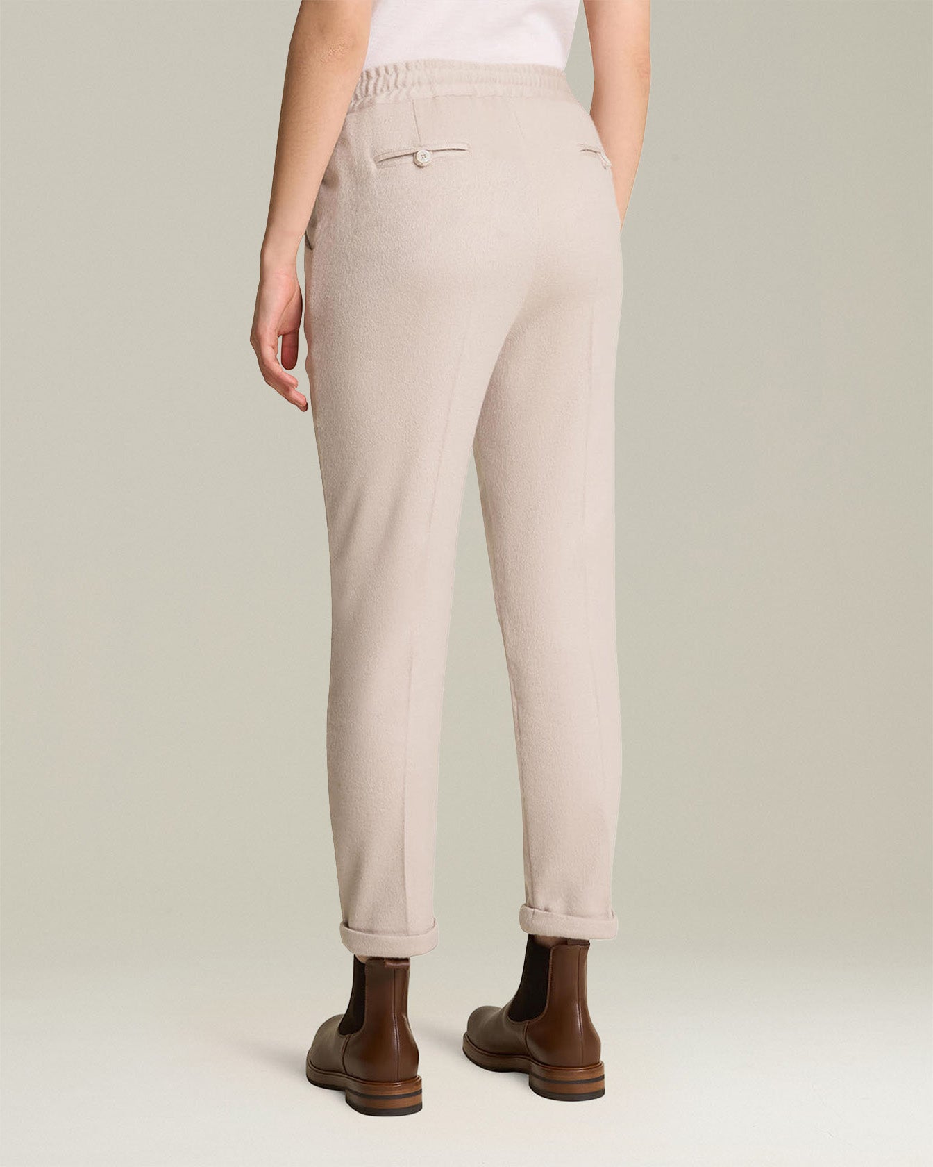 Kiton Trousers Cashmere Comfort Damenhose Kordelzug Cashmere
