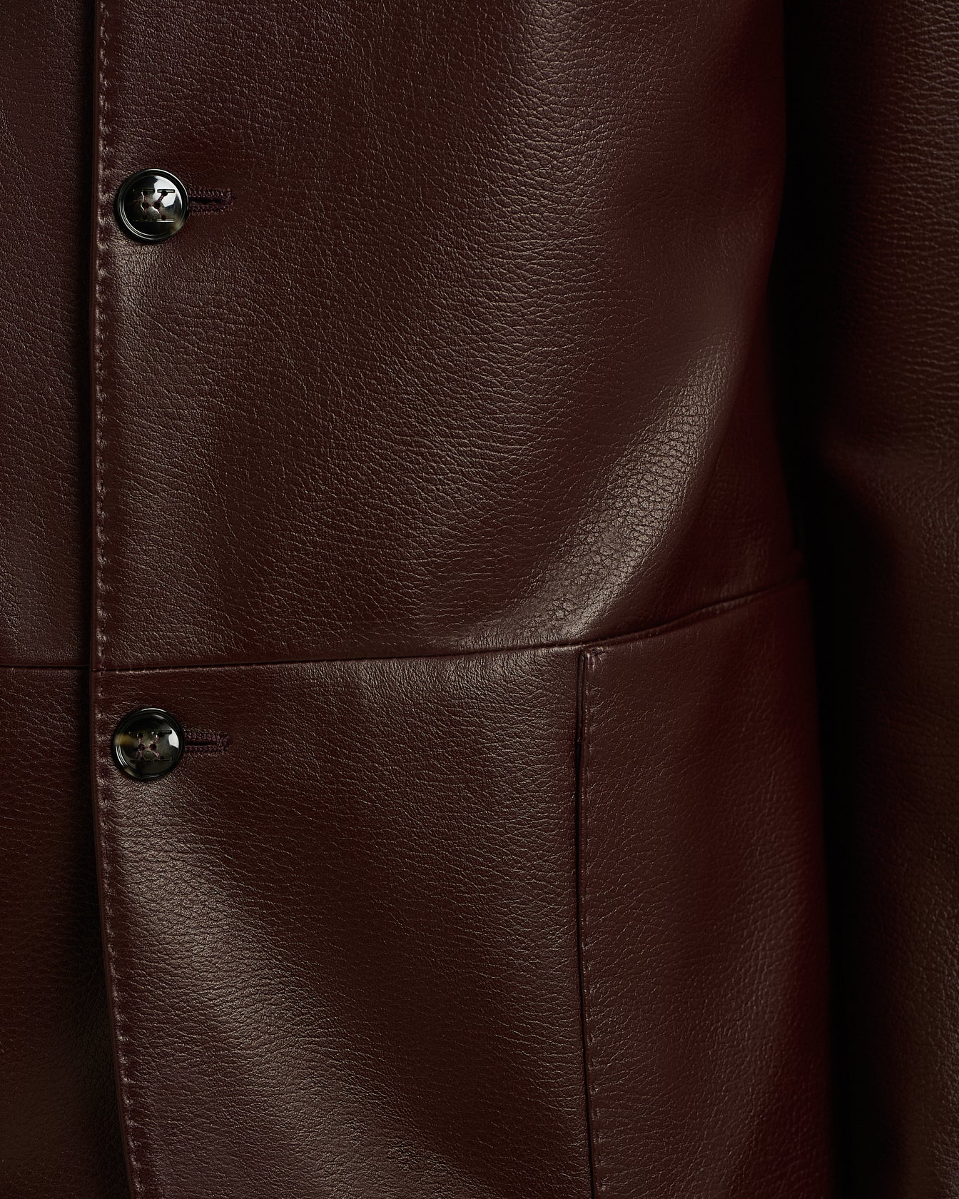 Kiton Jackets Lambskin Jacke bordeaux Lammleder