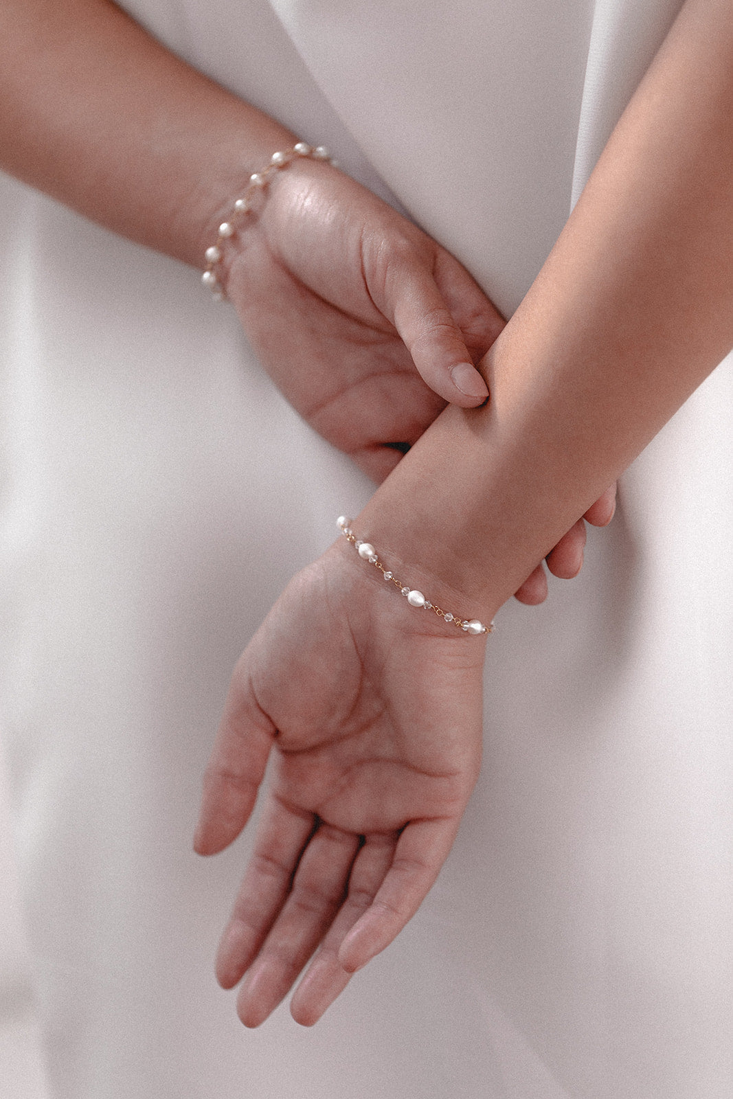 Juvelan Sparkling Love Armband Perlen Silber 17-20cm