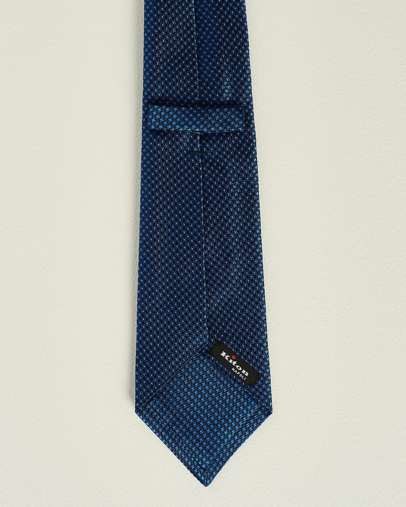 Kiton Seiden Krawatte gemustert 8,5 cm TU