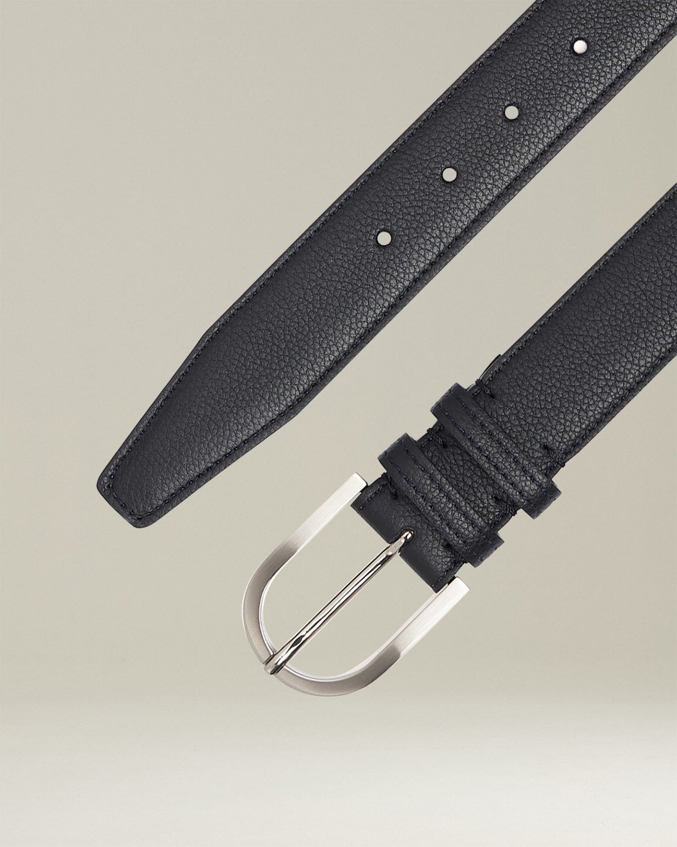 Kiton Belts Cintura Pelle Di Vitello Gürtel Kalbsleder schwarz