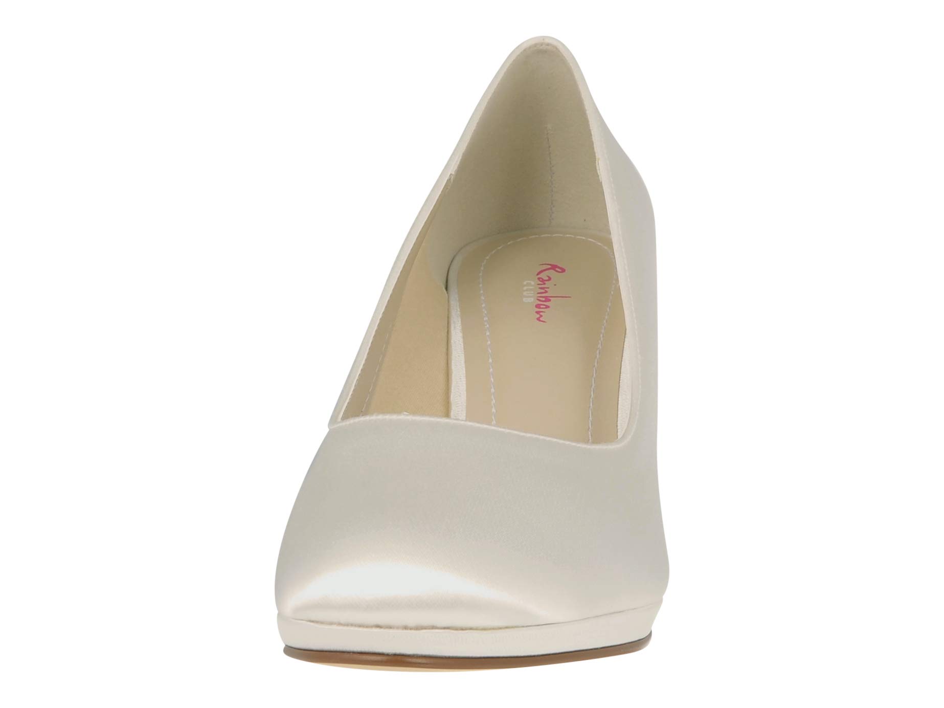 Rainbow Club Essentials Grace Pumps 38 EU Ivory Satin Blockabsatz