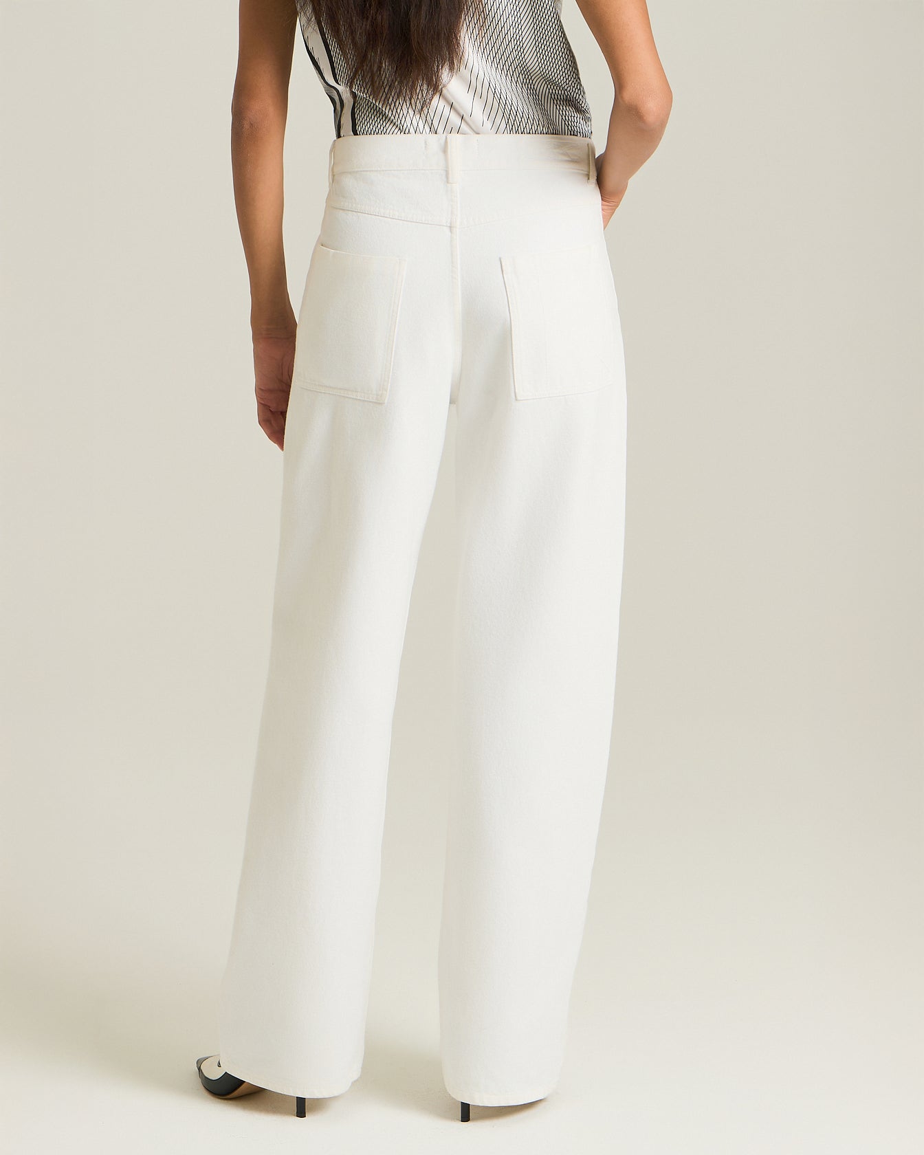 Kiton Sartorial Comfort Jeans Denim High Waist Weit