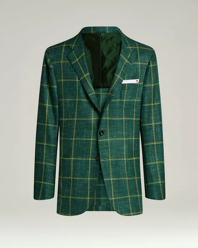 Kiton Jackets Fine Blend Checked Sakko Kariert Einreihig