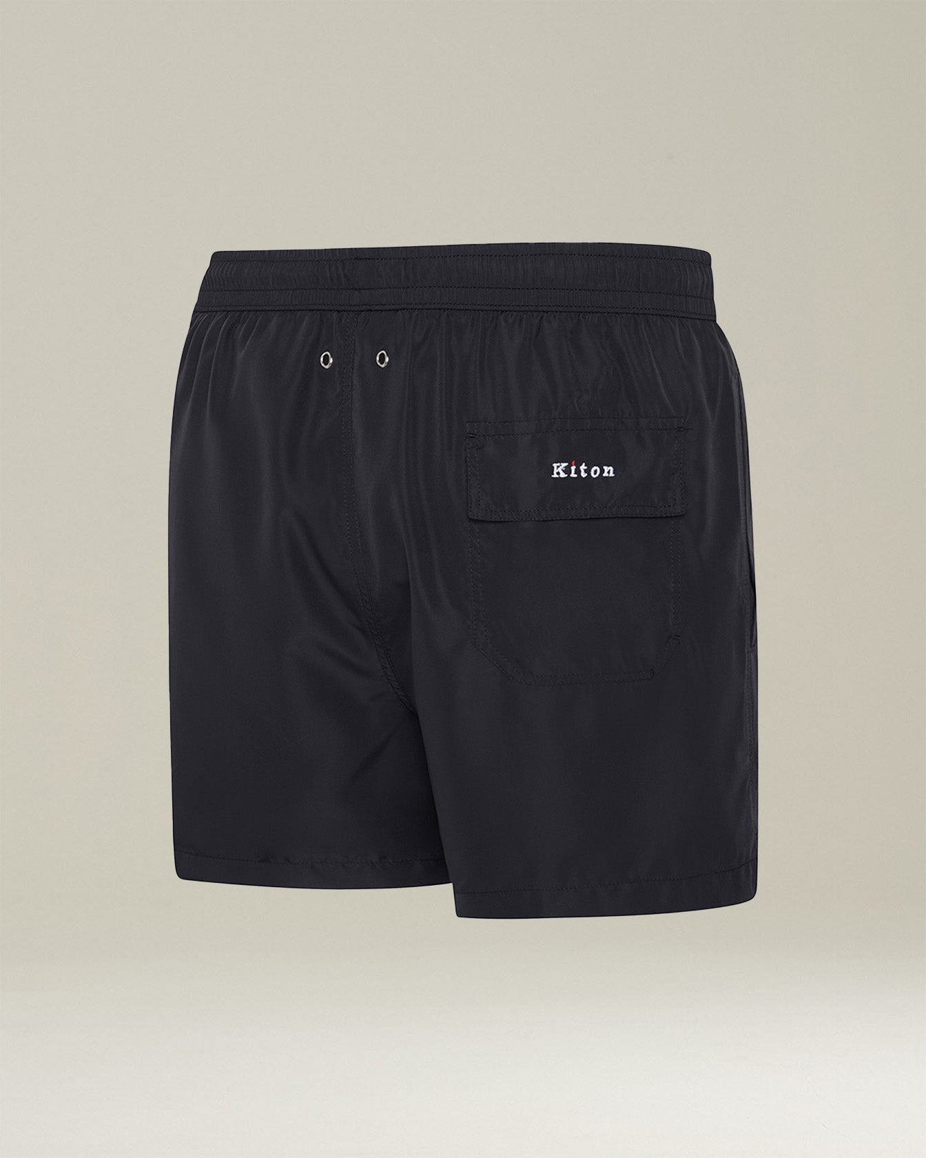 Kiton Swimwear Badehose Polyester schwarz Boxer