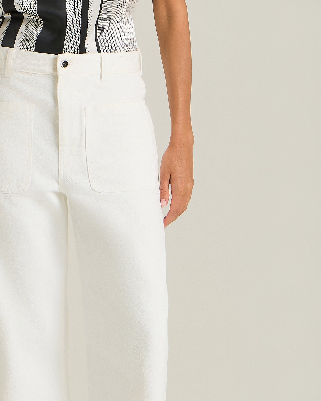 Kiton Sartorial Comfort Jeans Denim High Waist Weit