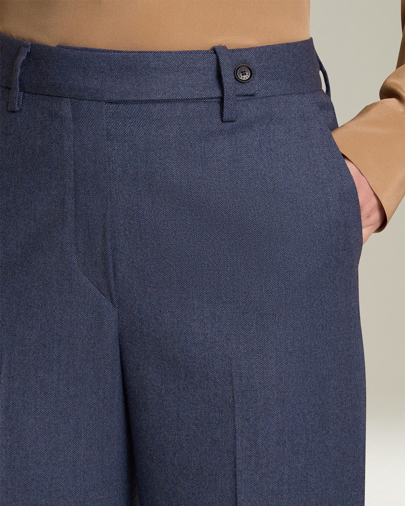 Kiton Pantalone Wolle Cashmere Stoffhose Gerade