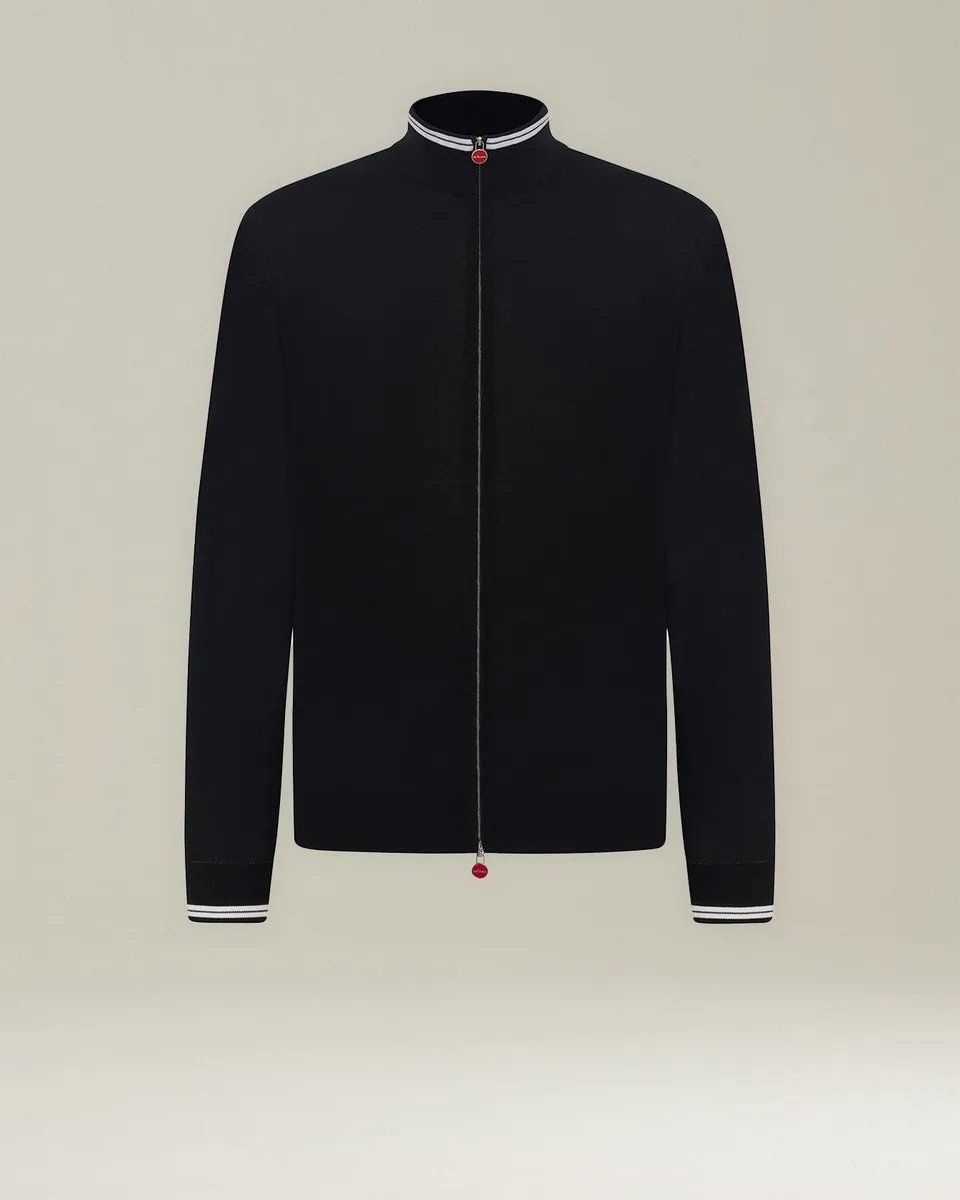 Kiton Knitwear Sporty Wool Cardigan Strickjacke M Wolle