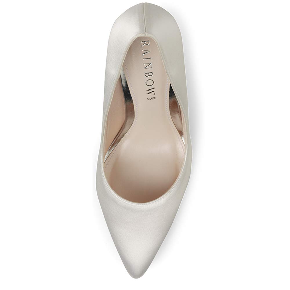 Rainbow Club Timeless Fergy Pumps Ivory Satin 9 cm Stiletto
