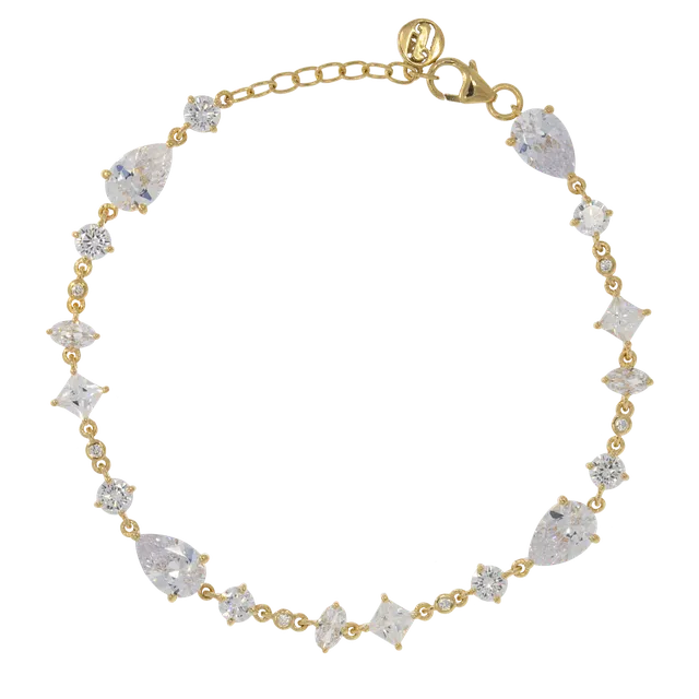 Juvelan Mariella Kristall Armband Silber 17 cm Zirkonia