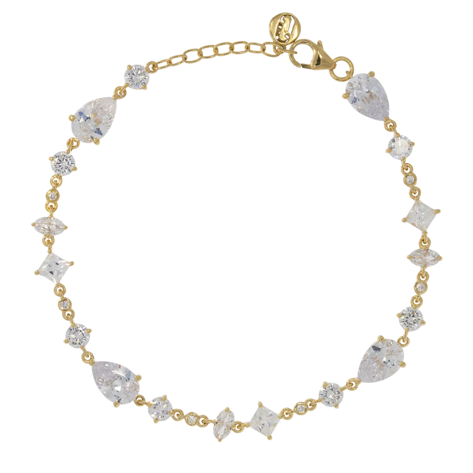 Juvelan Mariella Kristall Armband Silber 17 cm Zirkonia