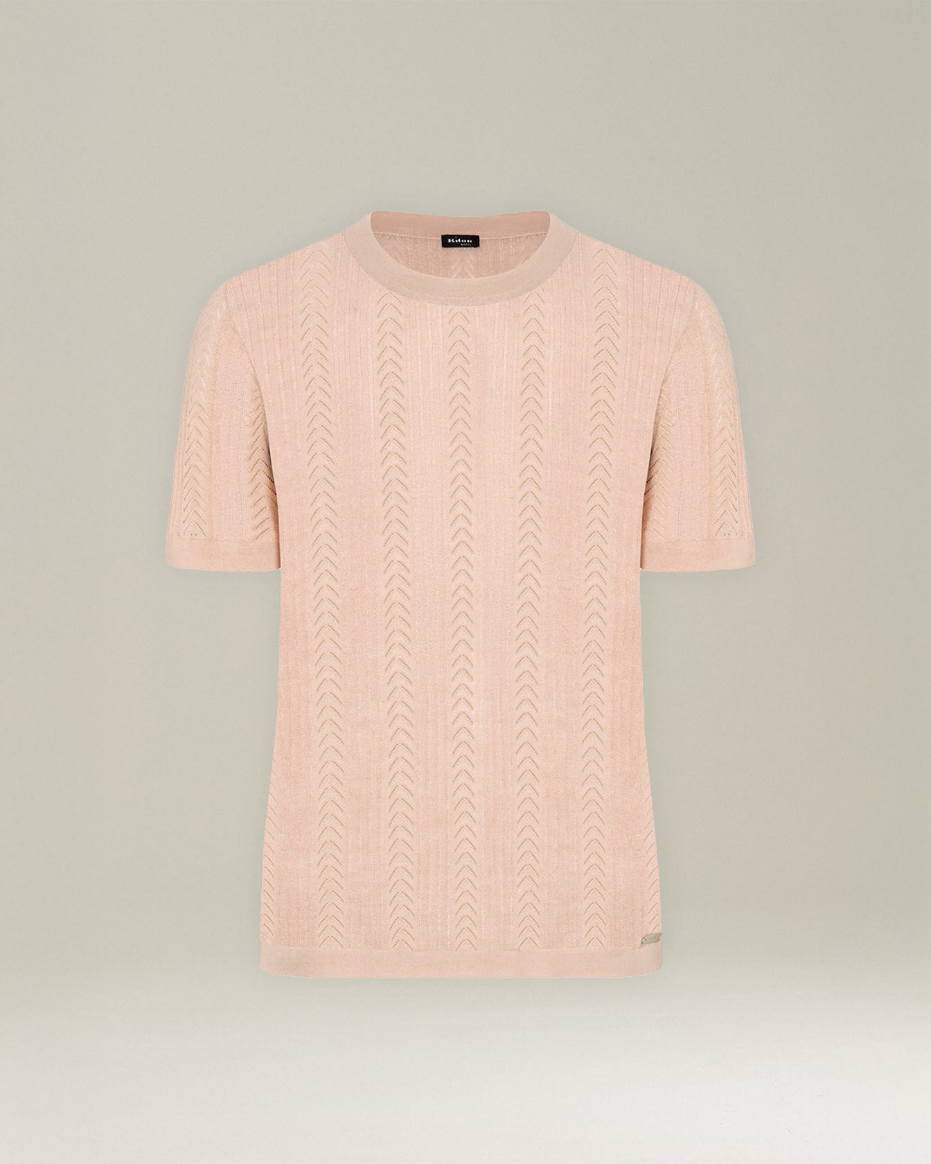 Kiton Knitwear Pullover Kaschmir Seide Kurzarm Gr. 40