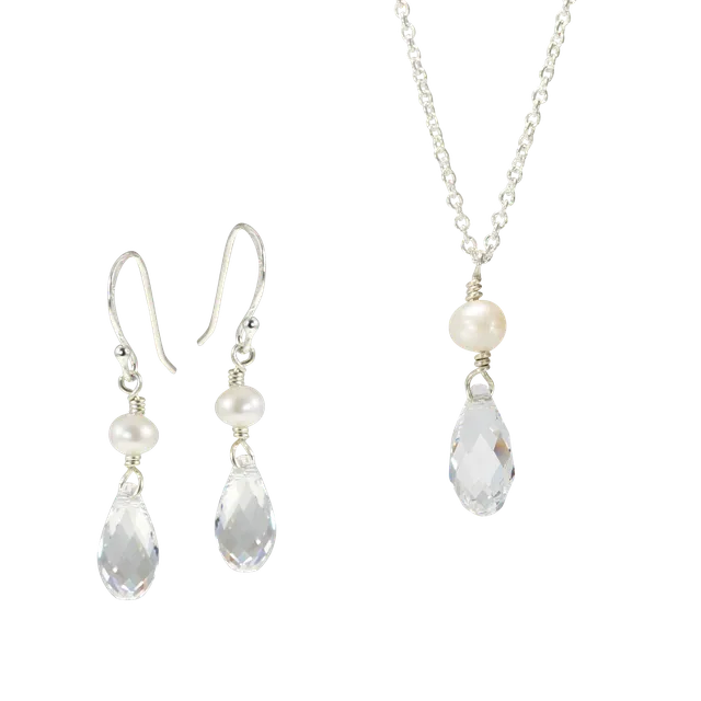 Juvelan Silver Wedding Cupid Schmuckset Silber mit Perle