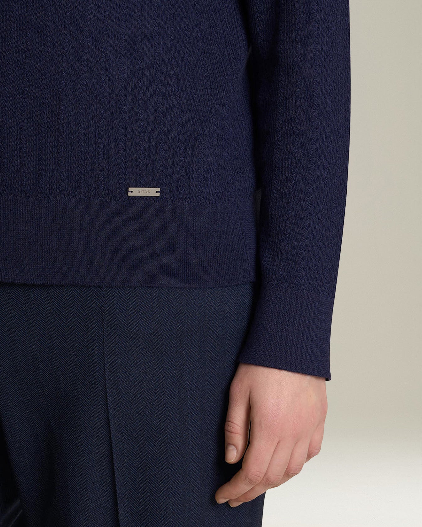 Kiton Knitwear Cashmere Silk Rollkragenpullover Kaschmir