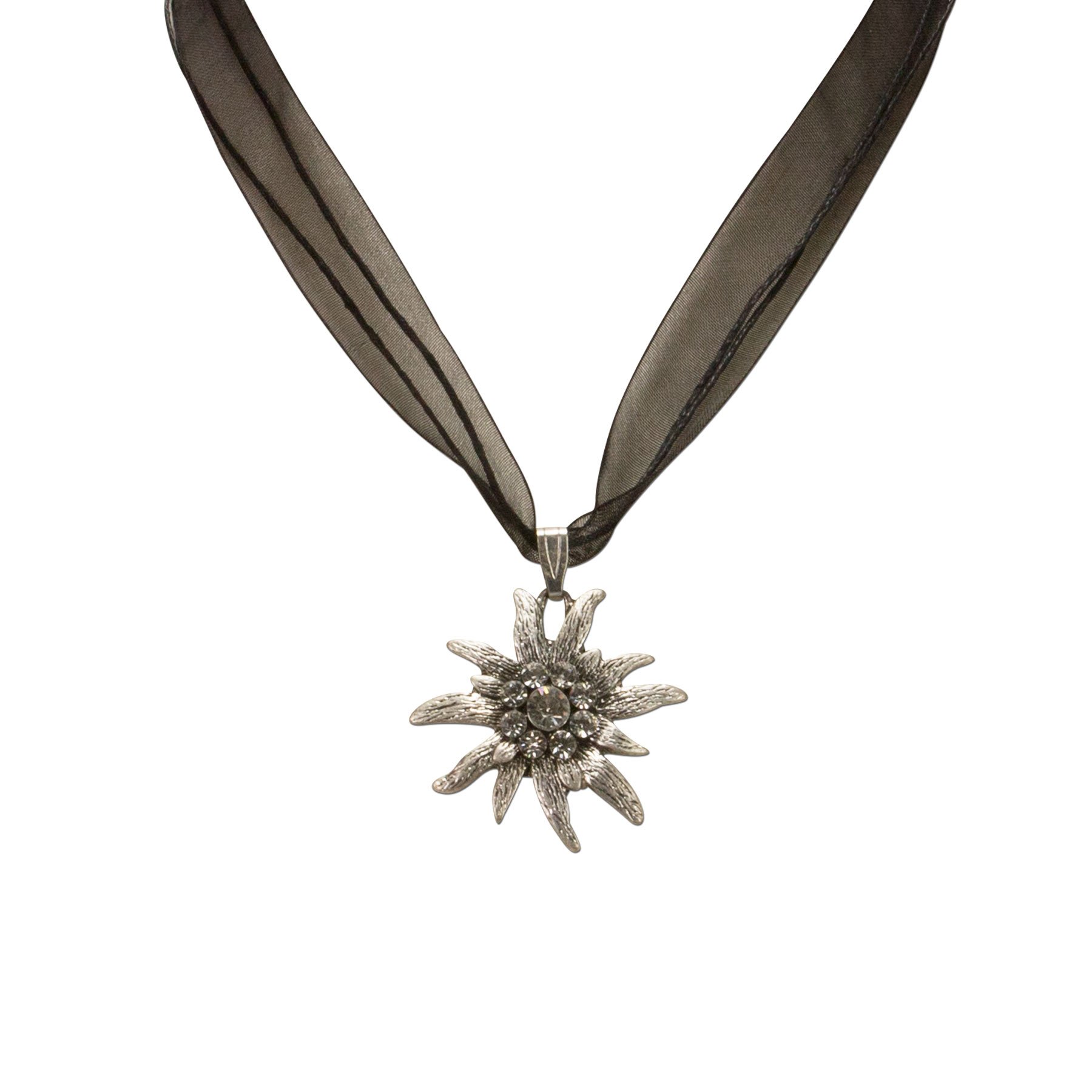 Alpenflüstern DAHEIM DHK079 Trachtenkette Dirndlkette schwarz