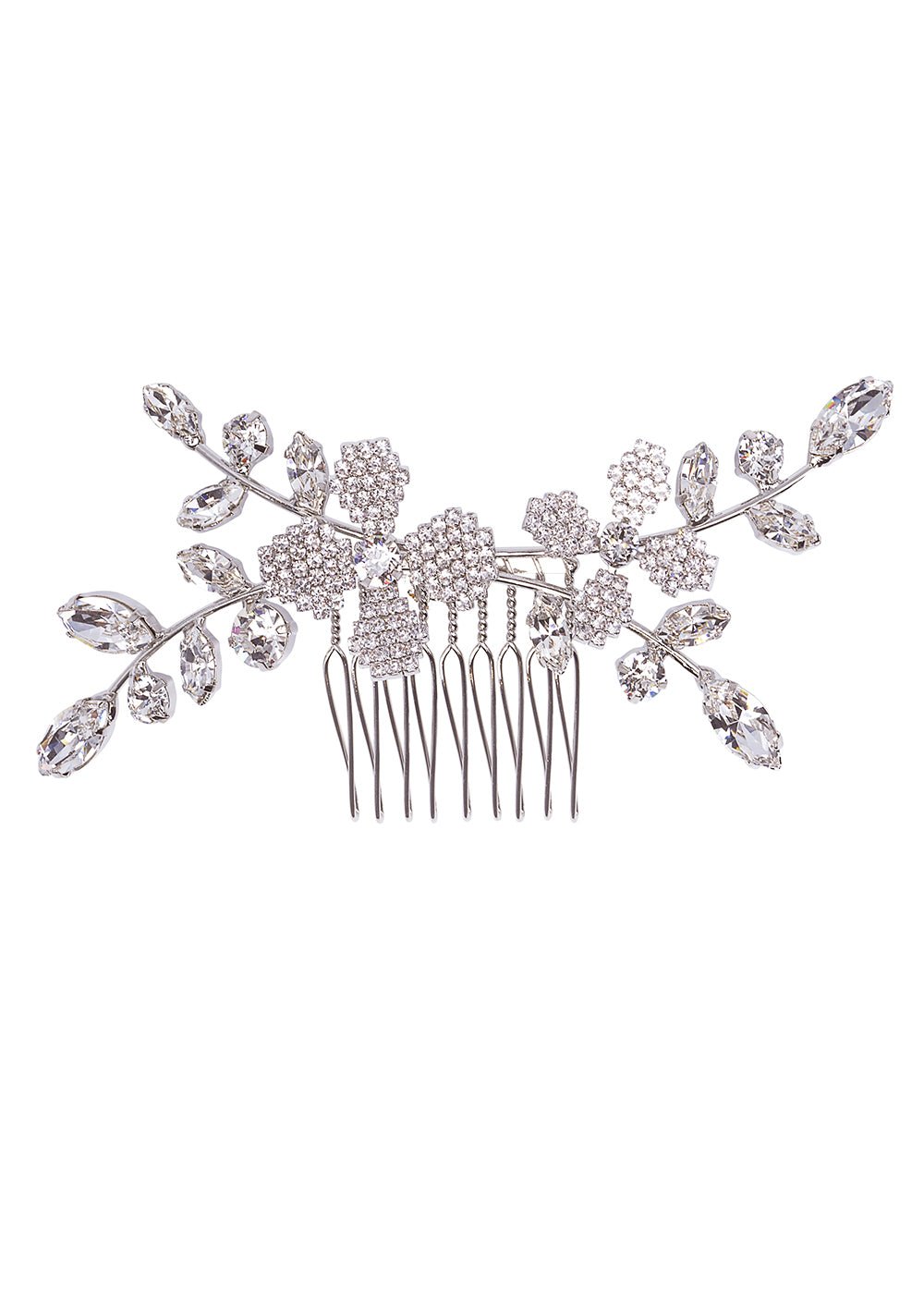Elizabeth Bower June Crystalla Mini Braut Haarkamm Gold