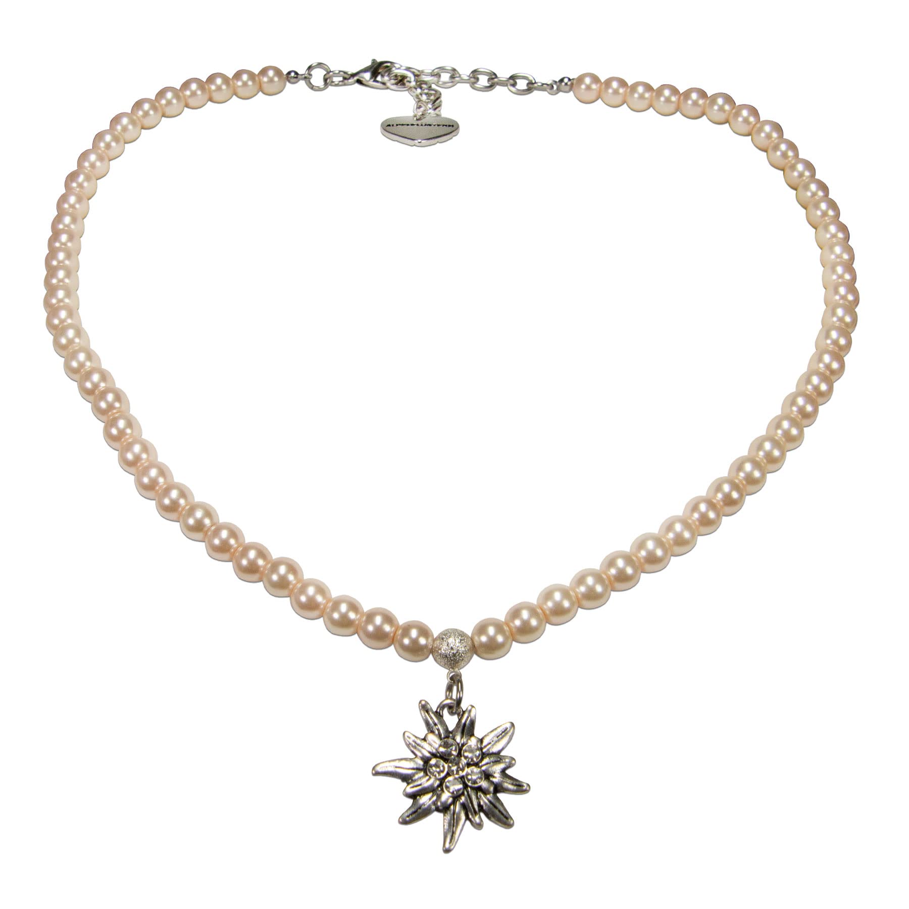 Alpenflüstern DAHEIM DHK237 Perlenkette creme-weiß