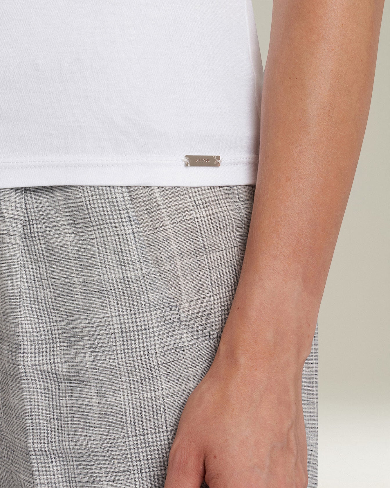 Kiton Shirts Camicia Cotone T-Shirt weiß Baumwolle