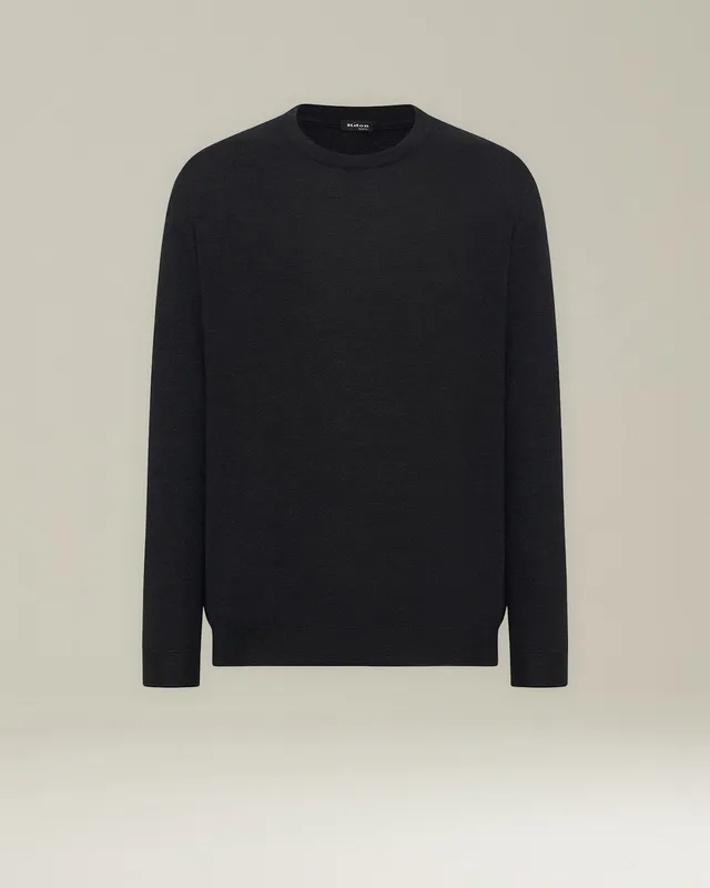 Kiton Icon Top Kaschmir Seide Pullover M Rundhals