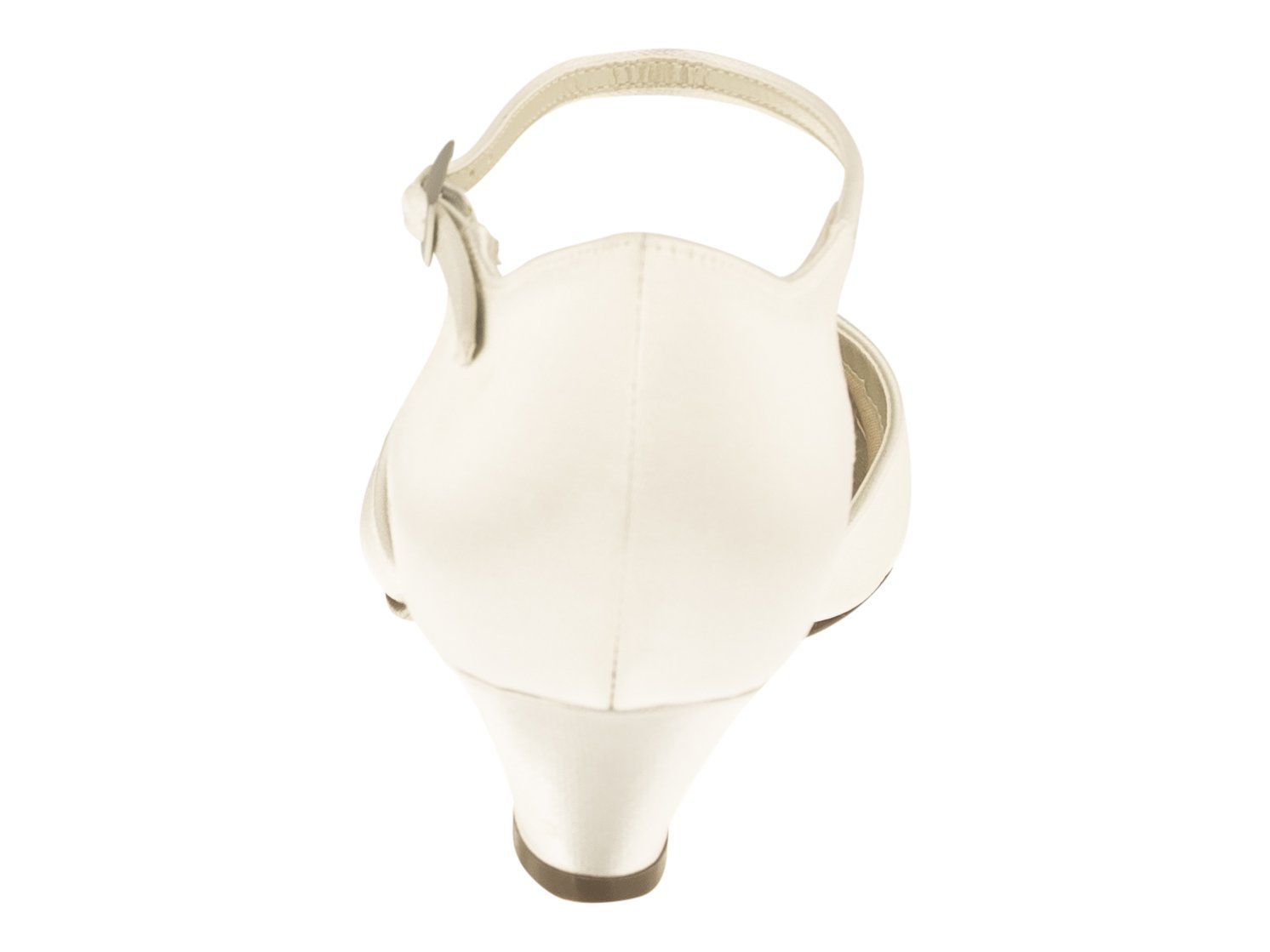 Rainbow Club Timeless Vida Pumps Ivory Satin 3,5 cm Riemchen