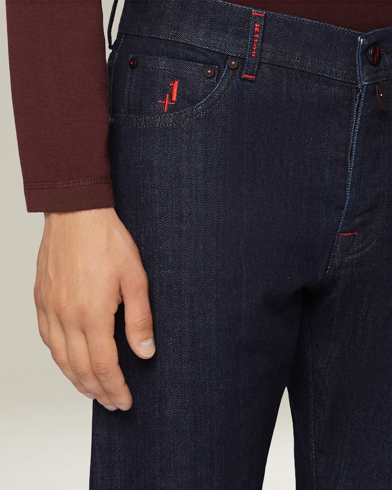 Kiton Jeans Sartorial Denim Kurabo Slim 5-Pocket