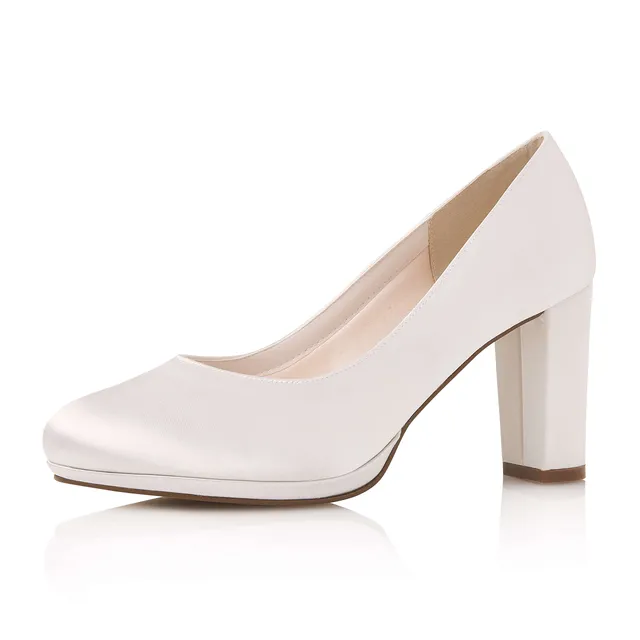Rainbow Club Essentials Range Gwenn Pumpe Ivory 7,5 cm Plateau