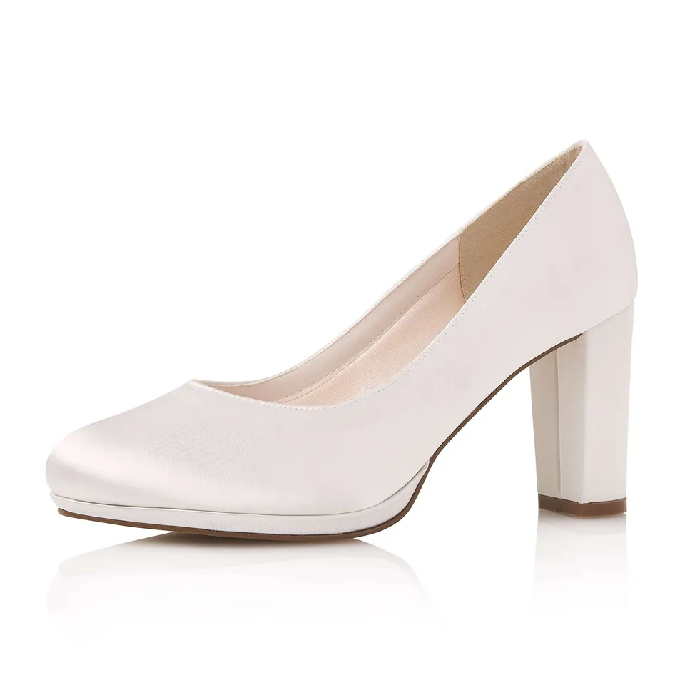 Rainbow Club Essentials Range Gwenn Pumpe Ivory 7,5 cm Plateau