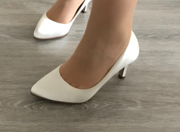 Rainbow Club Lottie Brautpumps Satin Ivory 38.5