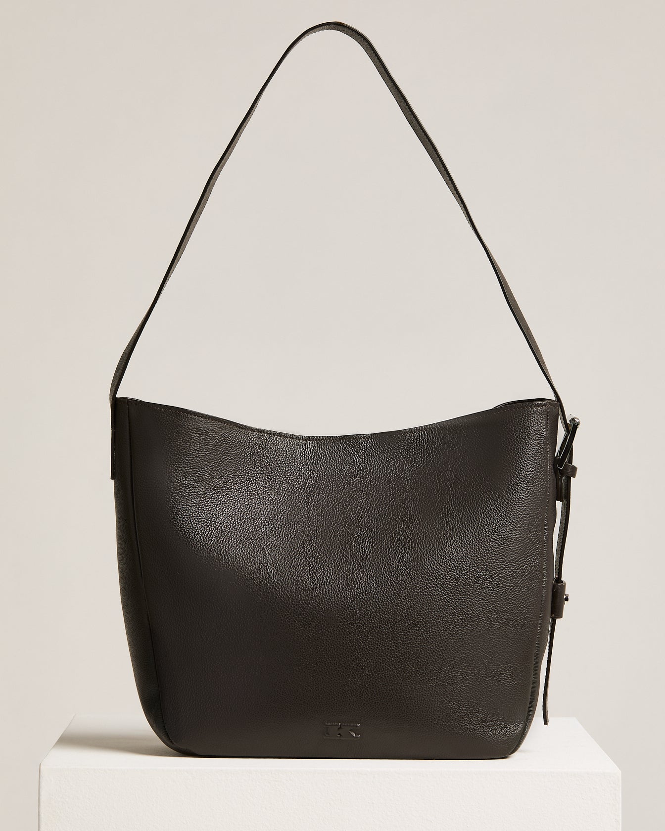 Kiton Day Bag Kalbsleder Dunkelbraun Semi-Soft TU
