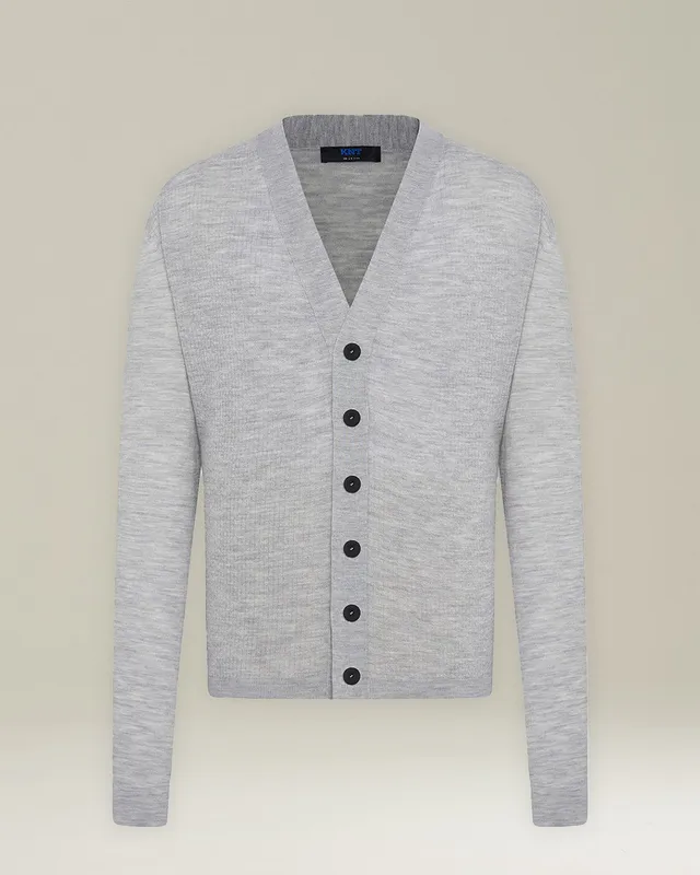 Kiton Knitwear Cardigan Wolle Seide Strickjacke Herren