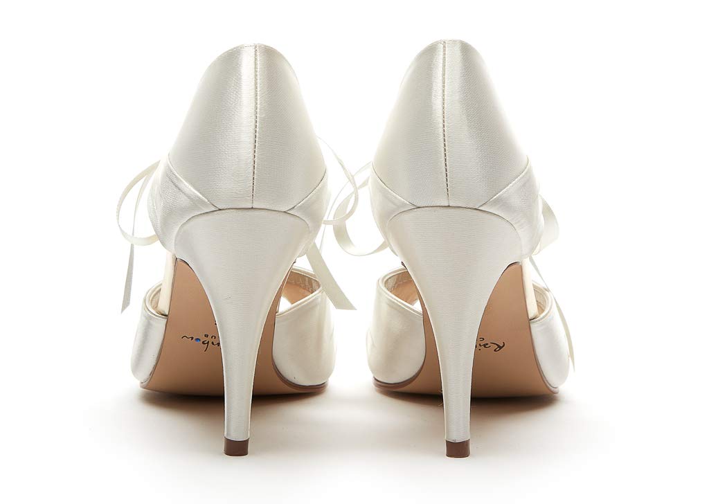 Rainbow Club Nancy Peep-Toe Brautschuhe Ivory Gr.35,5