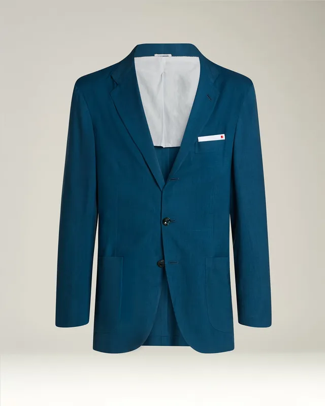 Kiton Jackets Blue Kaschmir Sakko 50 blau
