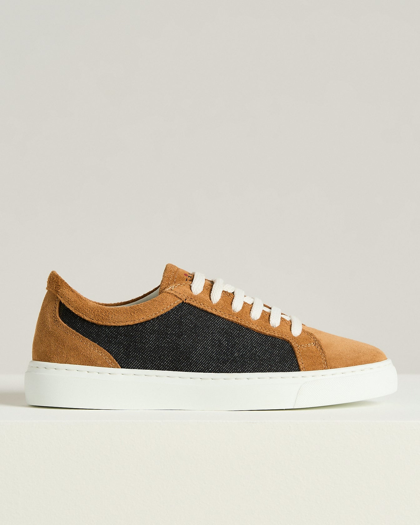 Kiton Shoes Sneakers Baumwolle-Leder Gr. 38