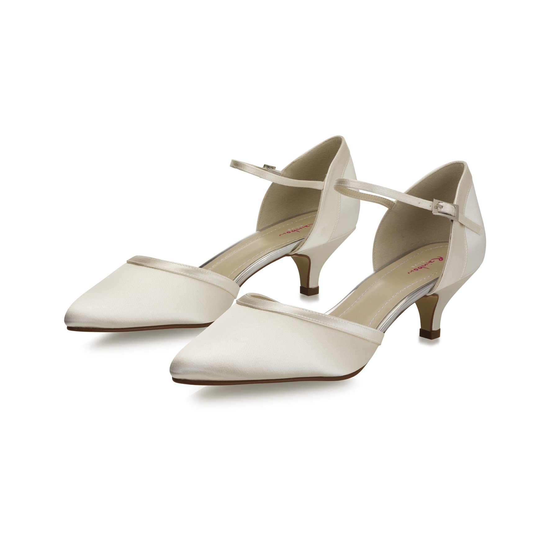 Rainbow Club Timeless Brianna Pumps Ivory Satin 5 cm