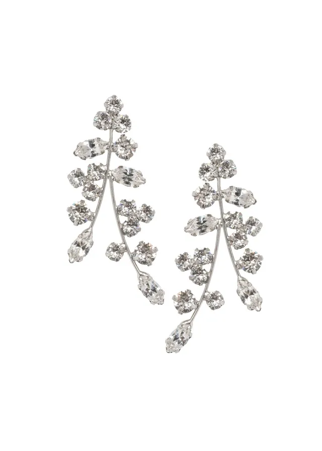 Elizabeth Bower Trill Statement Ohrstecker Kristall Rhodium
