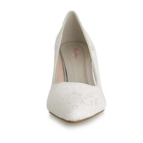 Rainbow Club Timeless Collection Pattie Brautschuhe Ivory Spitze