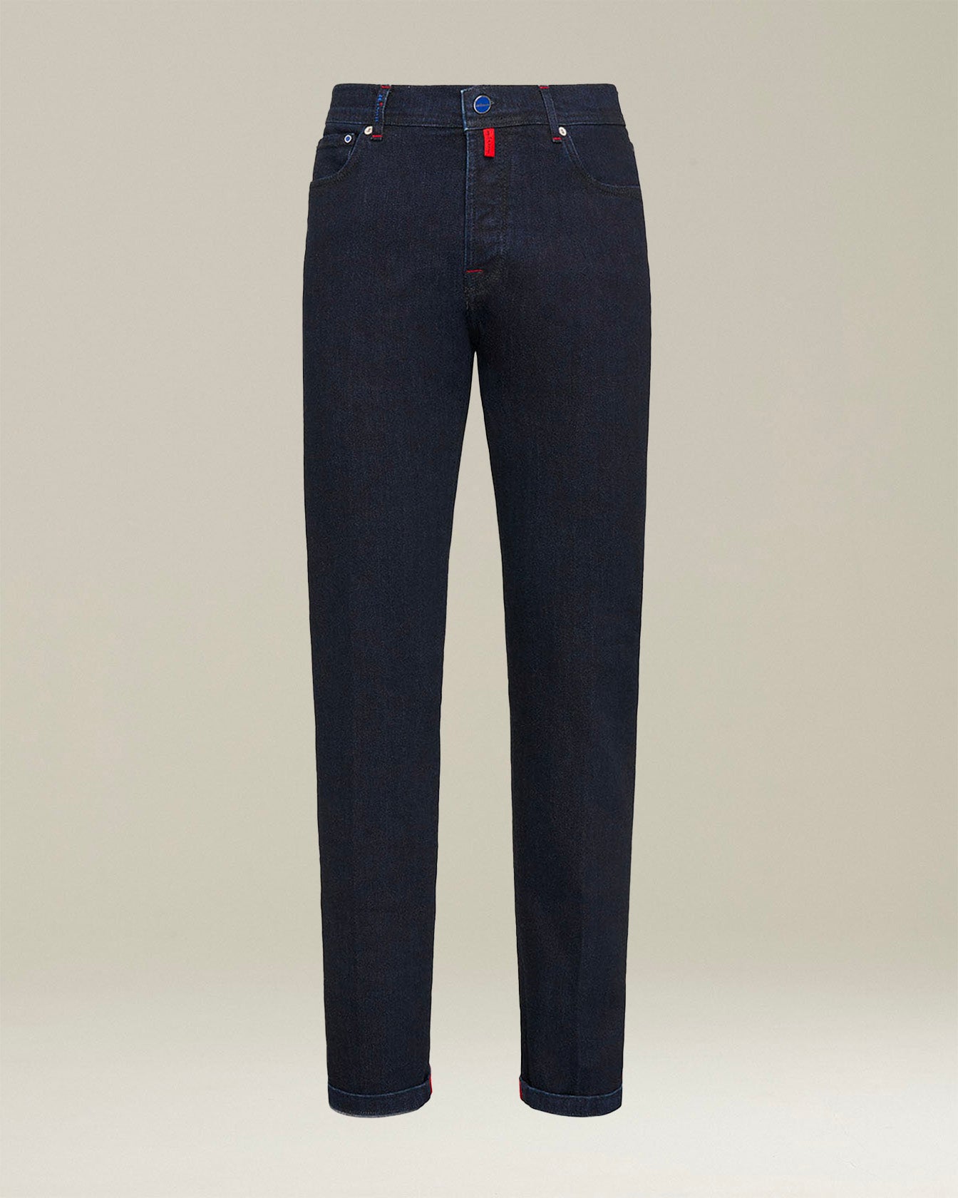 Kiton Jeans Five-Pocket Slim Fit Jeans dunkelblau Gr. 33