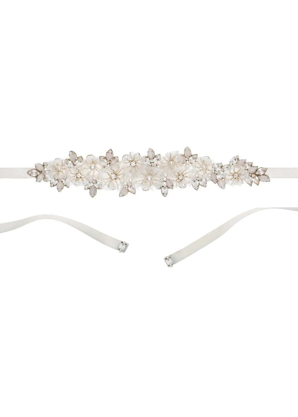 Elizabeth Bower Gardenia Brautgürtel Gold Sash 180cm