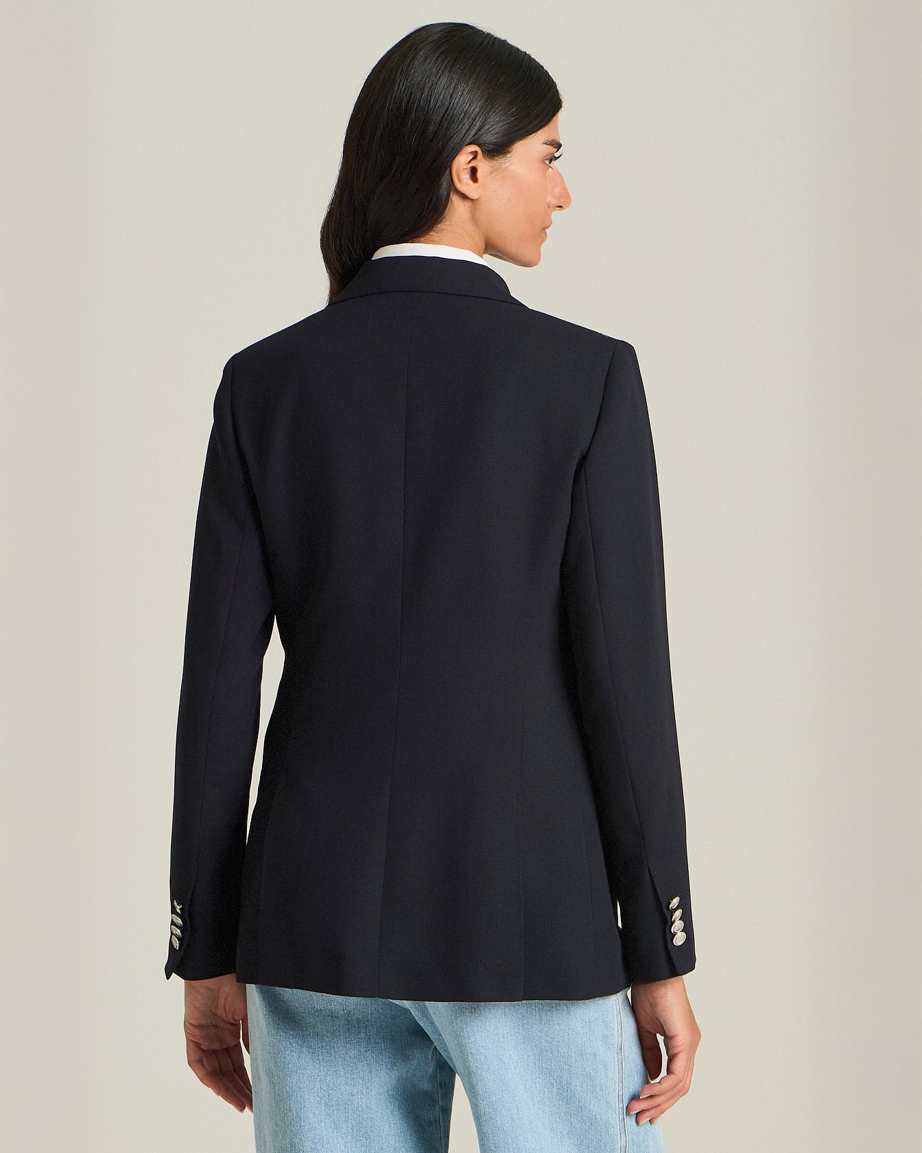 Kiton Capsule Tennis Blazer Wolle Damen doppelreihig