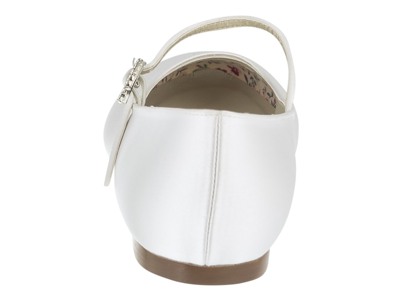 Rainbow Club Binx Ballerinas Ivory Satin Riemchen flach