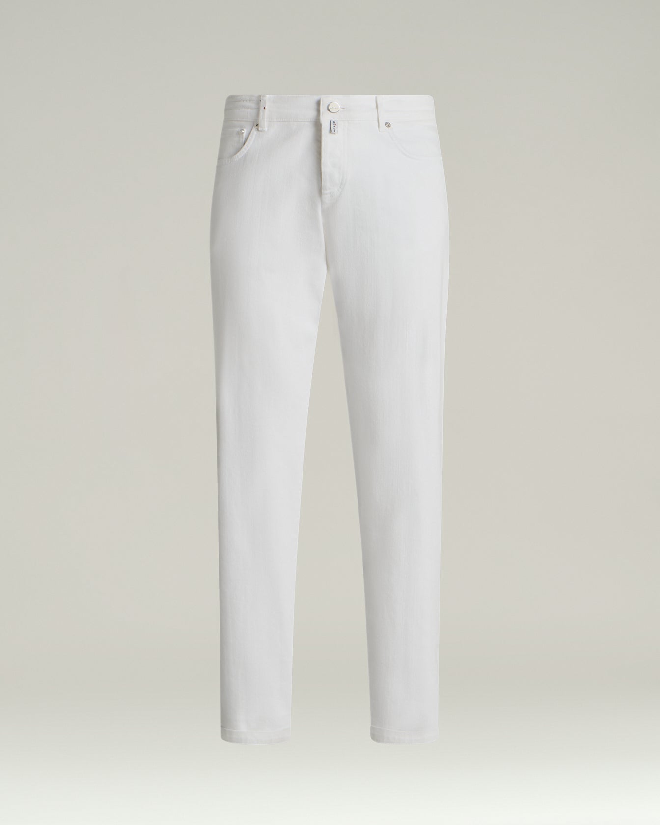 Kiton Jeans White Stretch Five-Pocket Hose Gr. 32