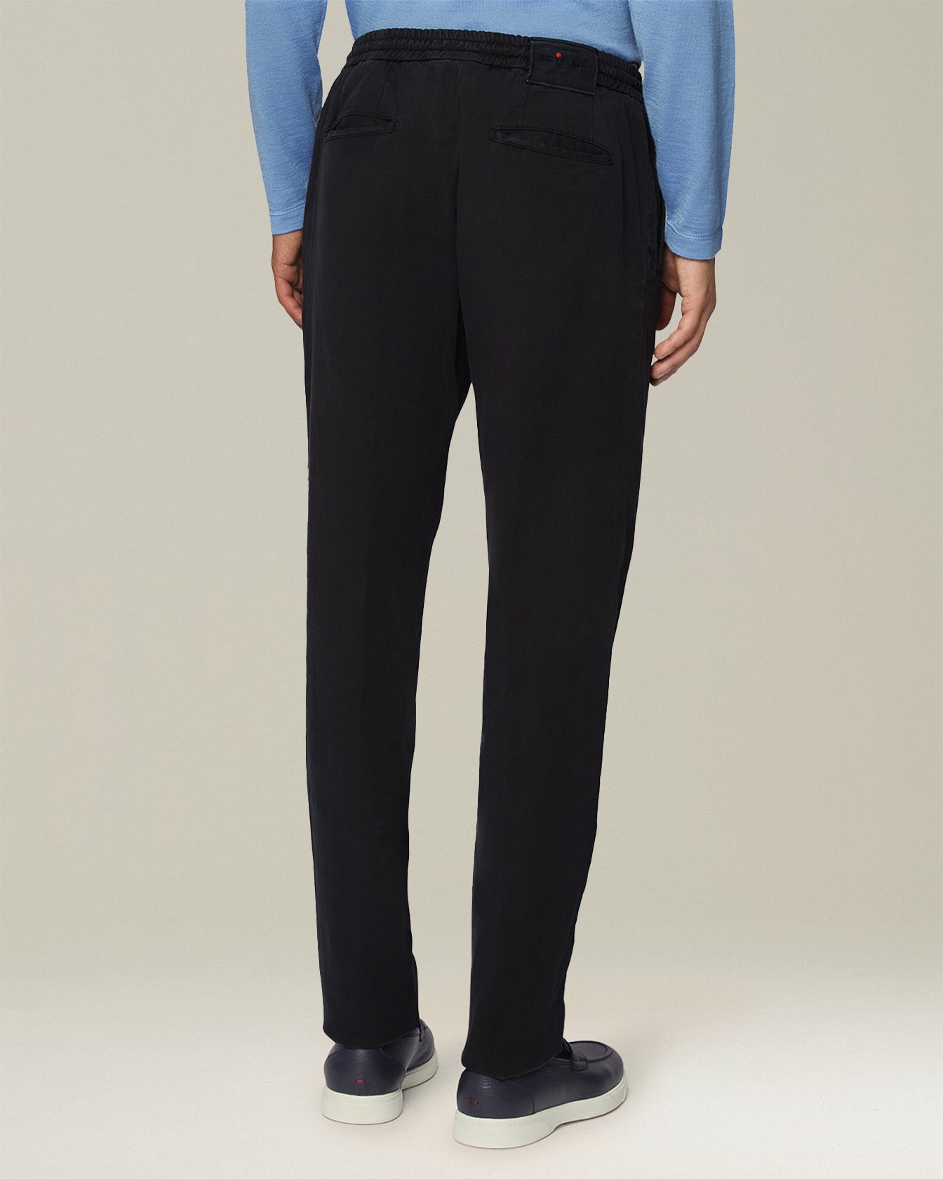 Kiton Trousers Comfort Hose Lyocell Baumwolle