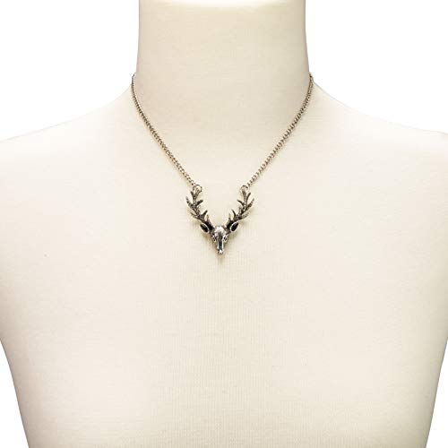Alpenflüstern DHK257 Trachtenkette Hirsch antik-silber