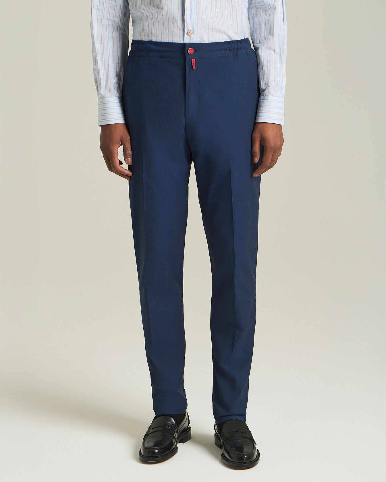 Kiton Hose Comfort Herren Baumwollhose Kordelzug