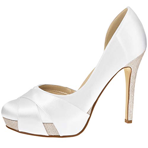 Rainbow Club Timeless Collection Kelis Brautschuhe White Plateau