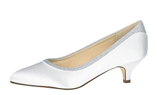 Rainbow Club Embellished Collection Bobbie Brautschuhe Ivory 5cm